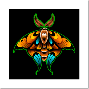 moth Posters and Art